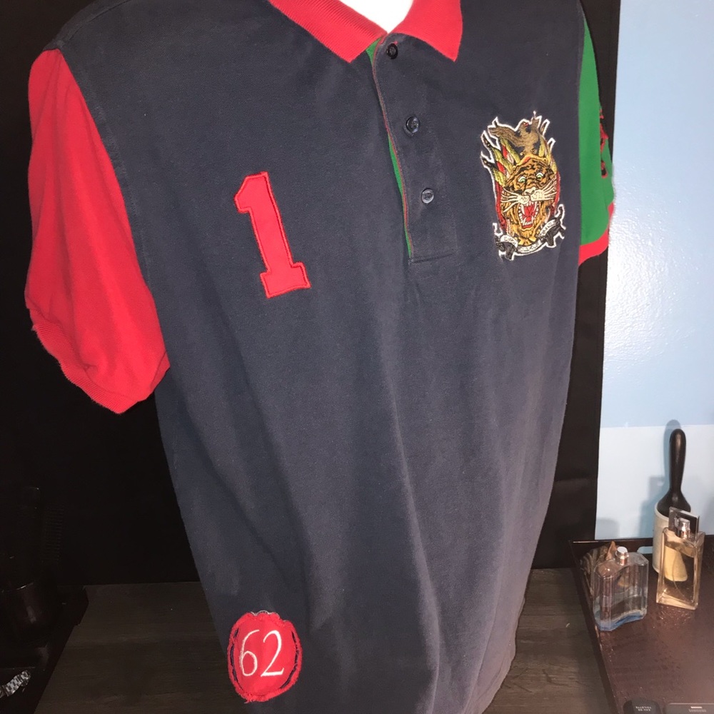 Vintage Ed hardy polo multicolor